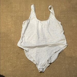 Old Navy Heather Gray Women's Bodysuit